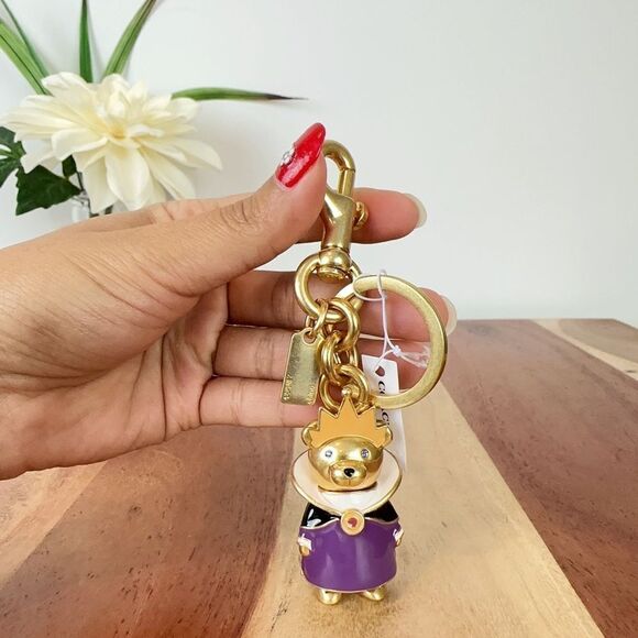 NWT Disney X Coach Evil Queen Bear Bag Charm - Picture 3 of 5